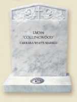 LM709 - Collingwood Carrara White Marble